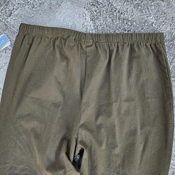 Liz & Me Women Pant Green Stretch Trouser Size 24W Petite NWT $36 - Picture 8 of 9